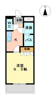 グランディール青崎【2階】の間取り