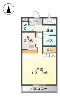 クレア フィオーレ【2階】の間取り