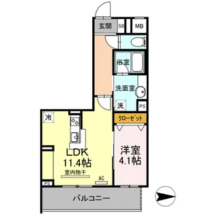 DIMORARE【3階】の間取り
