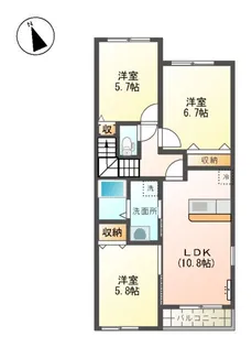 プクラルーチェ【00201号室】の間取り