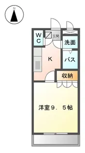 フォーチュン(FORTUNE)【2階】の間取り