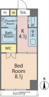 LA BRISE DOUCE【8階】の間取り