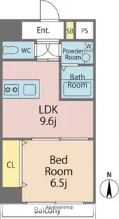 LA BRISE DOUCE【3階】の間取り