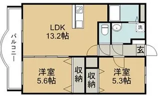 サンシャイン小野【2階】の間取り