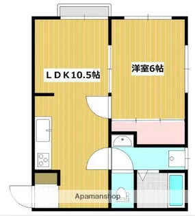 ファミリア豊町【2階】の間取り