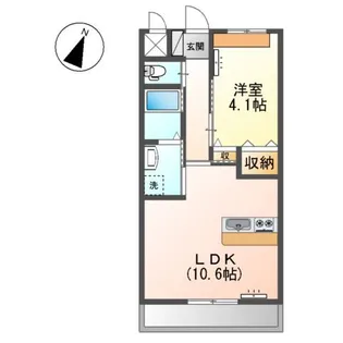 アールズ ハイム【1階】の間取り