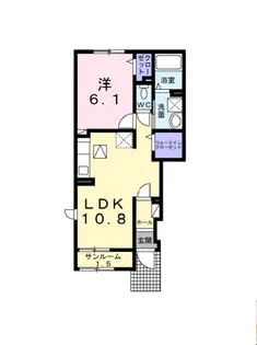 アナザースカイ 31【1階】の間取り