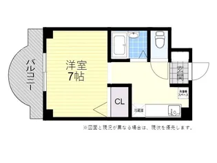 1Kの間取り画像