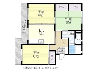 アクティブ下郡【403号室】の間取り