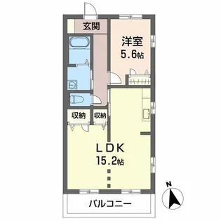 ペアーレ葛木 C棟【1階】の間取り