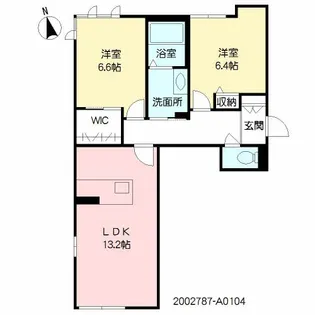 LA・MAISON乙津【1階】の間取り