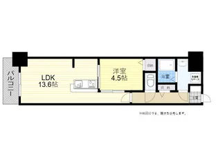 BLD.YUWA【403号室】の間取り