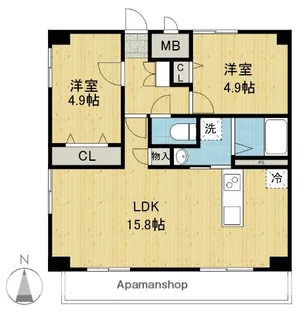 GTⅡ【10階】の間取り