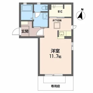 メイプルハイツ【1階】の間取り