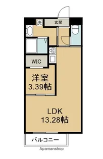 トレステーラ城崎【8階】の間取り