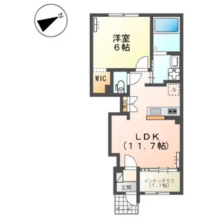 ディオ ポルテ【1階】の間取り