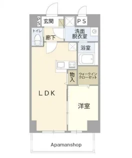 INSPIREBENTEN【9階】の間取り