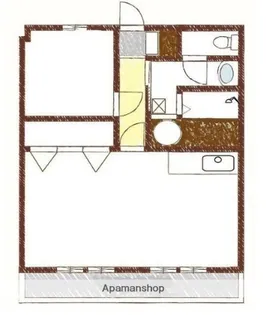 ラヴィベル東浜【4階】の間取り