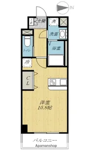 スカイメゾン新町【405号室】の間取り