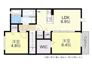 VIENTO(ビエント)【2階】の間取り