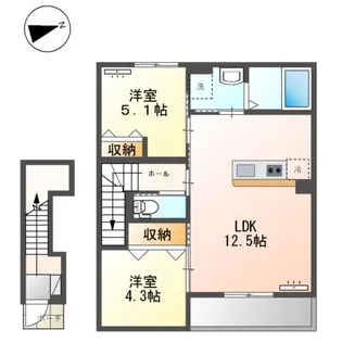 YSK・ユウセイ【2階】の間取り