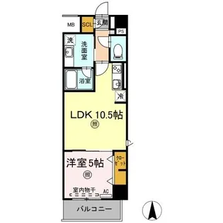 リモナーデ府内【2階】の間取り