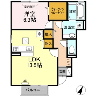 セントセシリア【1階】の間取り