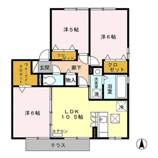 ブリック スクウェア【1階】の間取り