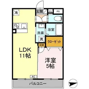 グラシア寺崎【2階】の間取り