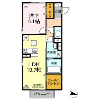 アルティメットM【1階】の間取り