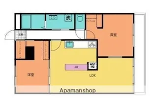 UN CHATON【2階】の間取り