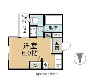 コーポ南春日【103号室】の間取り