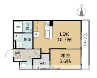 BLISS高松【5階】の間取り