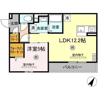 CHERIE MAISON明野(シェリー メゾン)【2階】の間取り