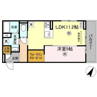 PREMILIFE下郡東【3階】の間取り