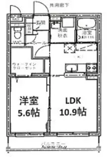 BLISS小池原【2階】の間取り