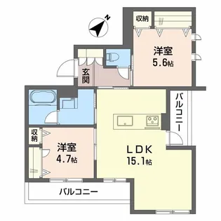 シャーメゾン アルメリア【3階】の間取り