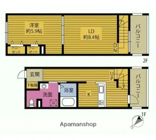 REGINA新川【3階】の間取り