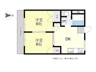 エスパシオB【2階】の間取り