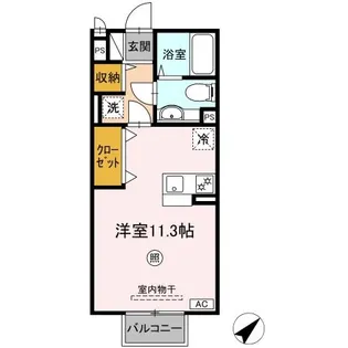 アベニール羽田【2階】の間取り
