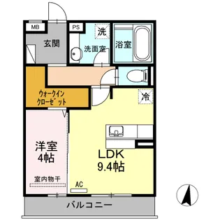 クラッシィコート【3階】の間取り