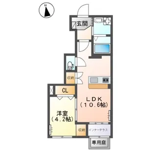 レコルト【1階】の間取り