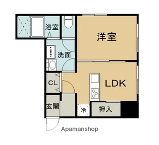 衛藤ビル【101号室】の間取り