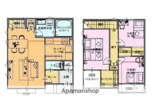 FORTUNA六坊【1階】の間取り