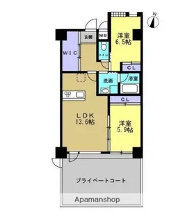 トレステーラ住吉町【1階】の間取り