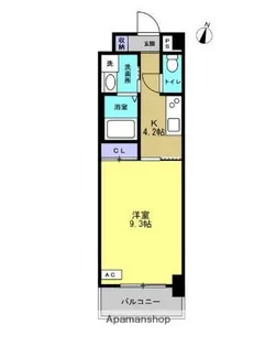 トレステーラ住吉町【2階】の間取り