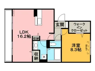 グランシャリオG【3階】の間取り