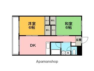 第2鳥羽ビル【3階】の間取り