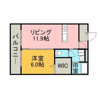 リシェスSERI【3階】の間取り