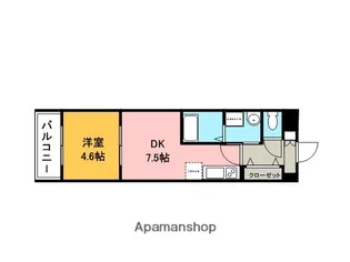 RESCO府内【4階】の間取り